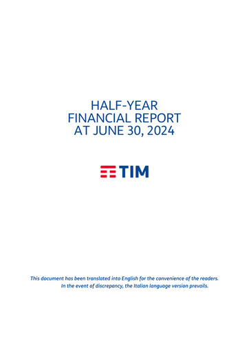Thumbnail Telecom Italia
 Financial Report 2024-h1