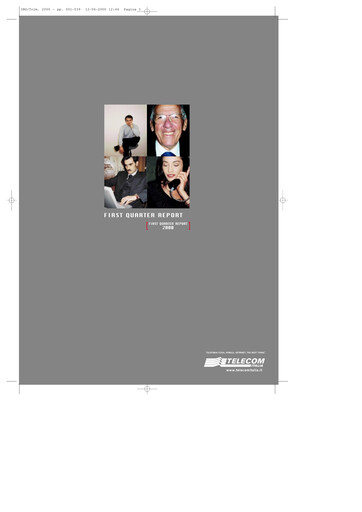 Thumbnail Telecom Italia
 Quarterly Report 2000-q1