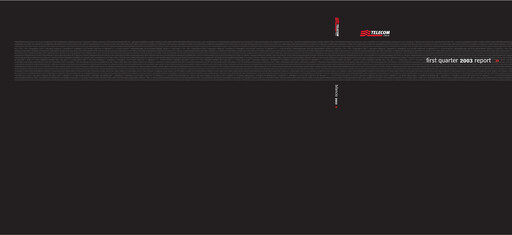 Thumbnail Telecom Italia
 Quarterly Report 2003-q1