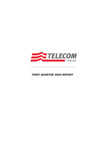 Thumbnail Telecom Italia
 Quarterly Report 2004-q1