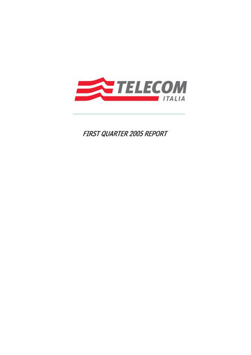 Thumbnail Telecom Italia
 Quarterly Report 2005-q1