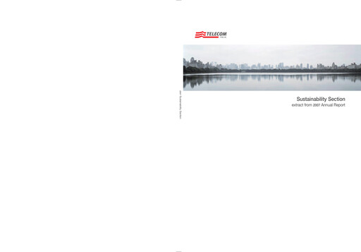 Thumbnail Telecom Italia
 Sustainability Report 2007