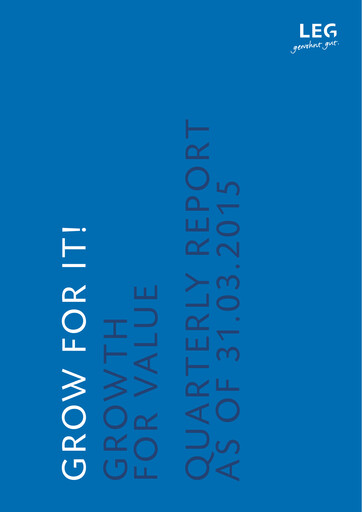Vorschaubild LEG Immobilien
 Quartalsbericht 2015-q1