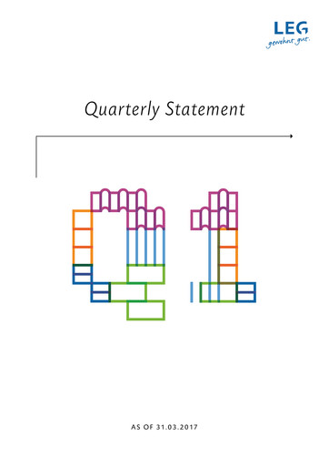 Vorschaubild LEG Immobilien
 Quartalsbericht 2017-q1