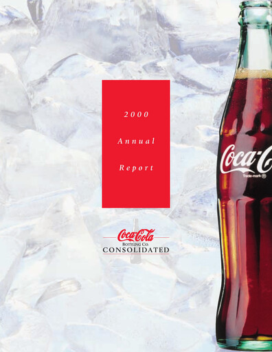Thumbnail Coca-Cola Consolidated Annual Report 2000