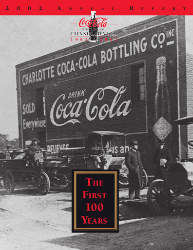 Thumbnail Coca-Cola Consolidated Annual Report 2002