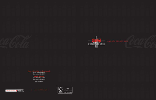 Thumbnail Coca-Cola Consolidated Annual Report 2010