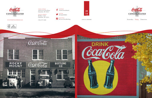 Thumbnail Coca-Cola Consolidated Annual Report 2014