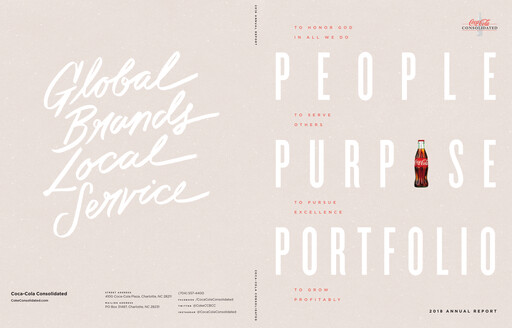 Thumbnail Coca-Cola Consolidated Annual Report 2018