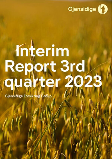 Thumbnail Gjensidige Forsikring
 Quarterly Report 2023-q3