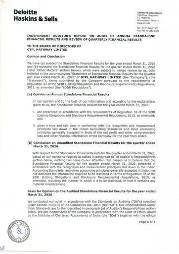 Thumbnail GTPL Hathway Financial Statement 2025-2026