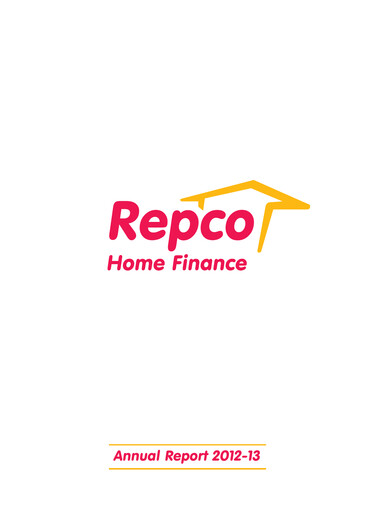 Miniature Repco Home Finance Rapport annuel 2012-2013