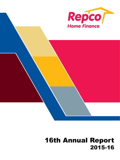Miniature Repco Home Finance Rapport annuel 2015-2016