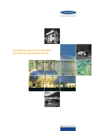 Miniature Chart Industries Rapport annuel 2007