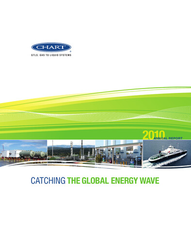 Miniature Chart Industries Rapport annuel 2010