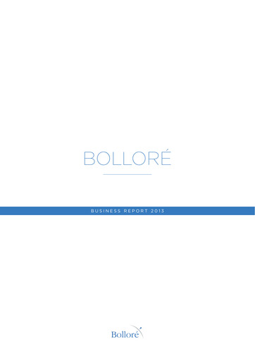 Thumbnail Bolloré Annual Report 2013