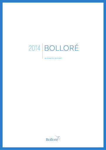 Thumbnail Bolloré Annual Report 2014