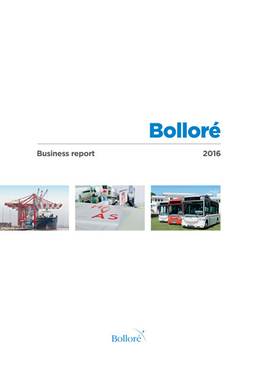 Thumbnail Bolloré Annual Report 2016