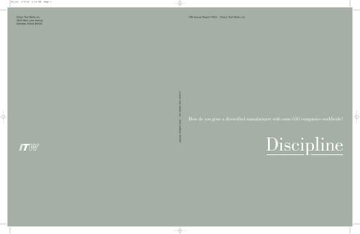 Thumbnail Illinois Tool Works  Annual Report 2004