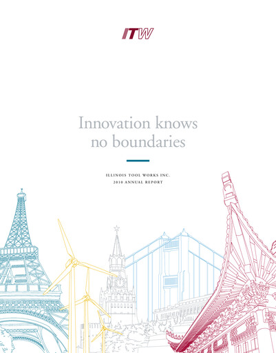 Thumbnail Illinois Tool Works  Annual Report 2010