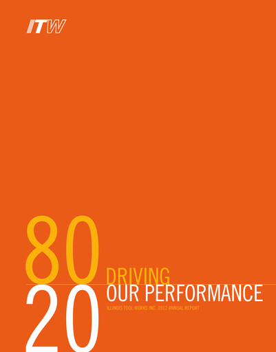 Thumbnail Illinois Tool Works  Annual Report 2012