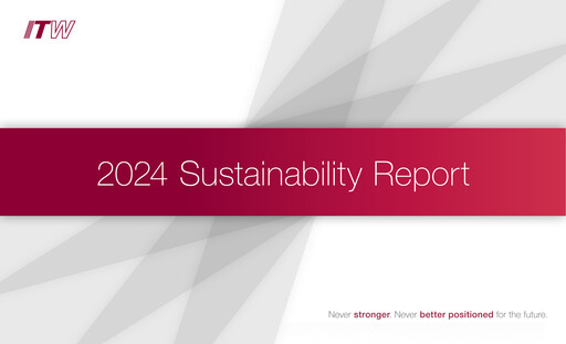 Thumbnail Illinois Tool Works  Sustainability Report 2024