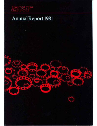 Thumbnail SKF (Svenska Kullagerfabriken) Annual Report 1981