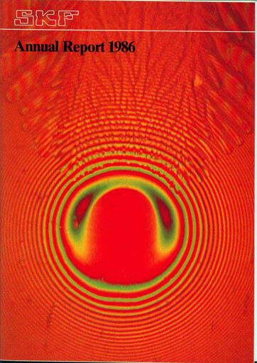 Thumbnail SKF (Svenska Kullagerfabriken) Annual Report 1986