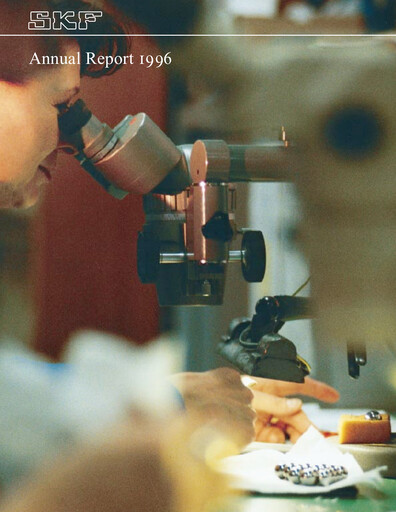 Thumbnail SKF (Svenska Kullagerfabriken) Annual Report 1996