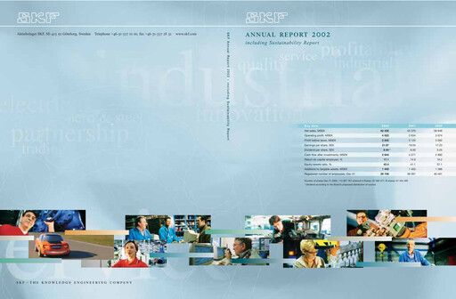 Thumbnail SKF (Svenska Kullagerfabriken) Annual Report 2002