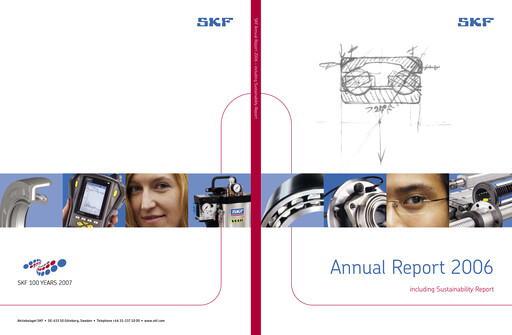 Thumbnail SKF (Svenska Kullagerfabriken) Annual Report 2006