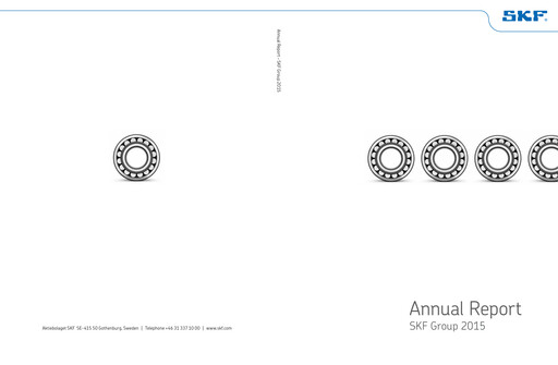 Thumbnail SKF (Svenska Kullagerfabriken) Annual Report 2015