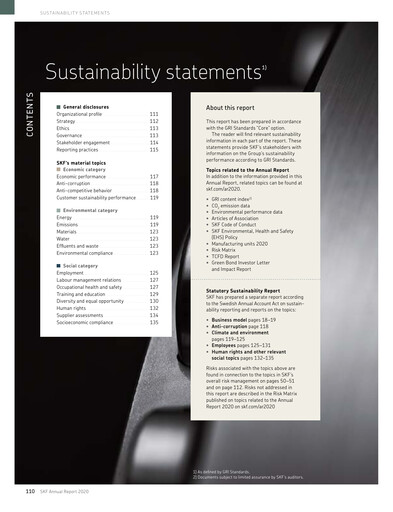 Thumbnail SKF (Svenska Kullagerfabriken) Sustainability Report 2020