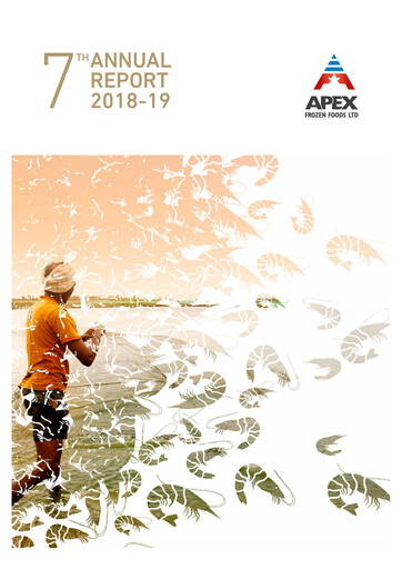 Thumbnail Apex Frozen Foods
 Annual Report 2018-2019