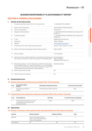 Thumbnail Apex Frozen Foods
 ESG Report 2024-2025