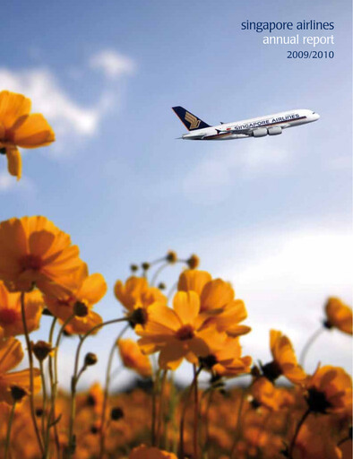 Miniature Singapore Airlines Rapport annuel 2009-2010