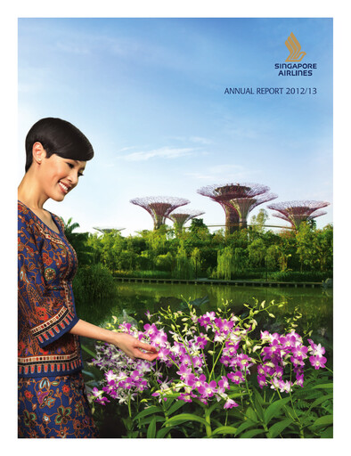 Miniature Singapore Airlines Rapport annuel 2012-2013