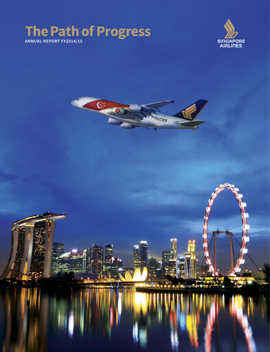 Miniature Singapore Airlines Rapport annuel 2014-2015