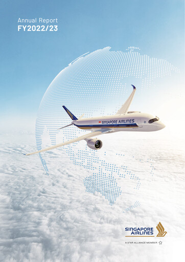 Miniature Singapore Airlines Rapport annuel 2022-2023