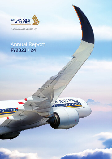 Miniature Singapore Airlines Rapport annuel 2023-2024