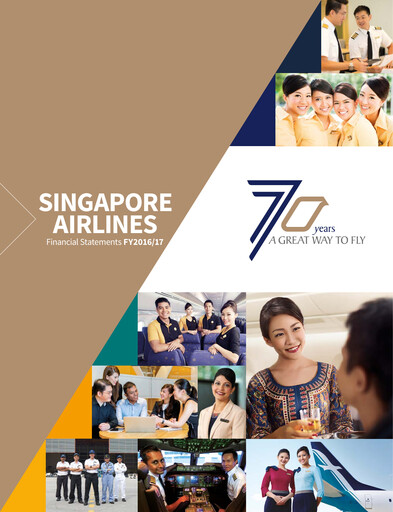 Thumbnail Singapore Airlines Financial Statement 2016-2017