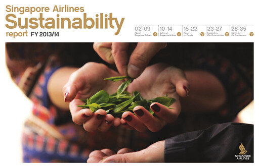 Thumbnail Singapore Airlines Sustainability Report 2013-2014
