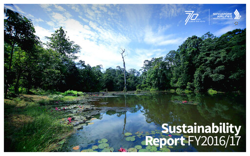 Thumbnail Singapore Airlines Sustainability Report 2016-2017