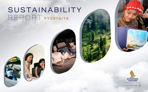 Thumbnail Singapore Airlines Sustainability Report 2018-2019