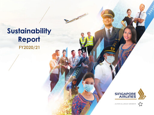 Thumbnail Singapore Airlines Sustainability Report 2020-2021