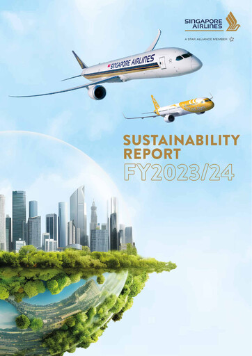 Thumbnail Singapore Airlines Sustainability Report 2023-2024
