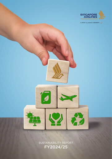 Thumbnail Singapore Airlines Sustainability Report 2024-2025