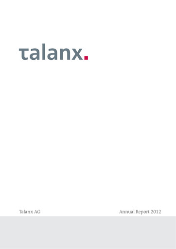 Thumbnail Talanx
 Financial Statement 2012
