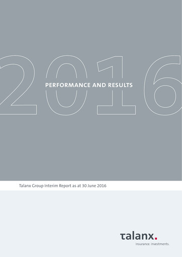 Miniature Talanx
 Rapport semestriel 2016-h1