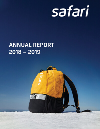 Thumbnail Safari Industries India Annual Report 2018-2019